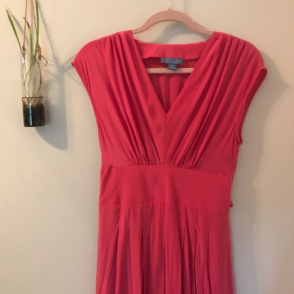 Anthropologie Silk Pink Dress - Picture 2 of 4